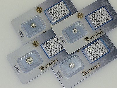 Diamanten sicher eingesiegelt